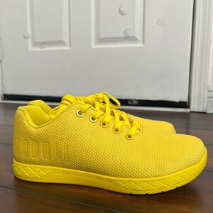 NOBULL Trainer Women Size 8 Yellow SuperFabric Low Top CrossFit Shoes NWOB